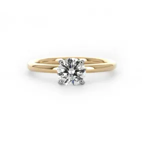 0.81ctw Old European Diamond Engagement Ring   Hidden Halo