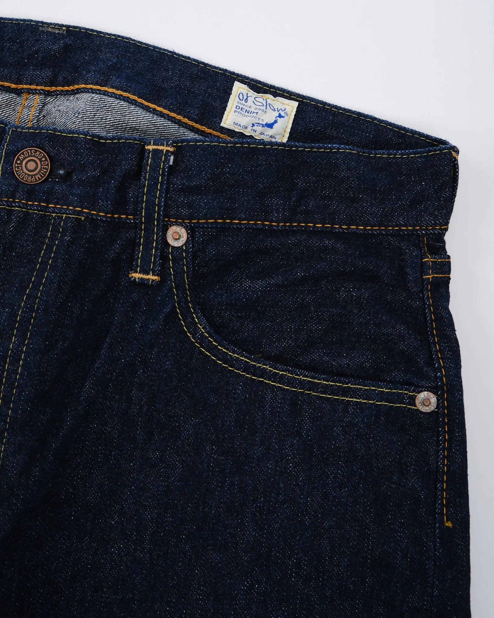 107 IVY FIT SELVEDGE DENIM ONE WASH