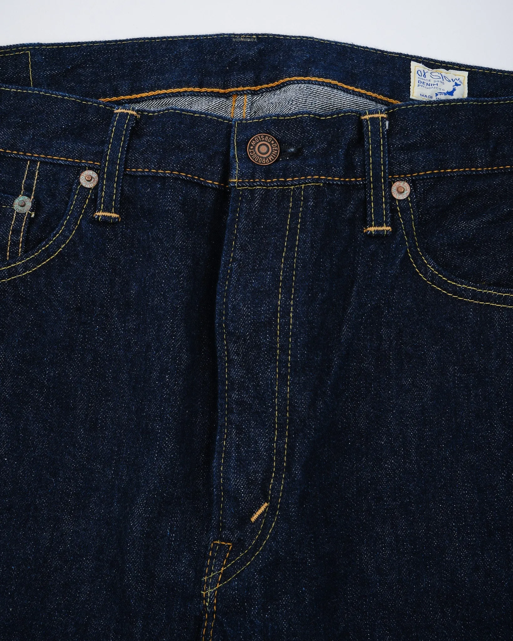 107 IVY FIT SELVEDGE DENIM ONE WASH