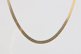 15'' 18k Yellow Gold Herringbone Chain (6.11g.)