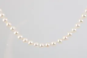 16" 14k Yellow Gold Pearl Necklace (29.34g.)