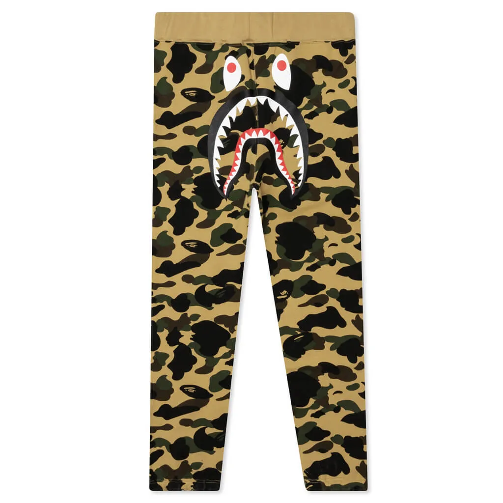 1st Camo Wide Fit Sweat Pants - Yellow