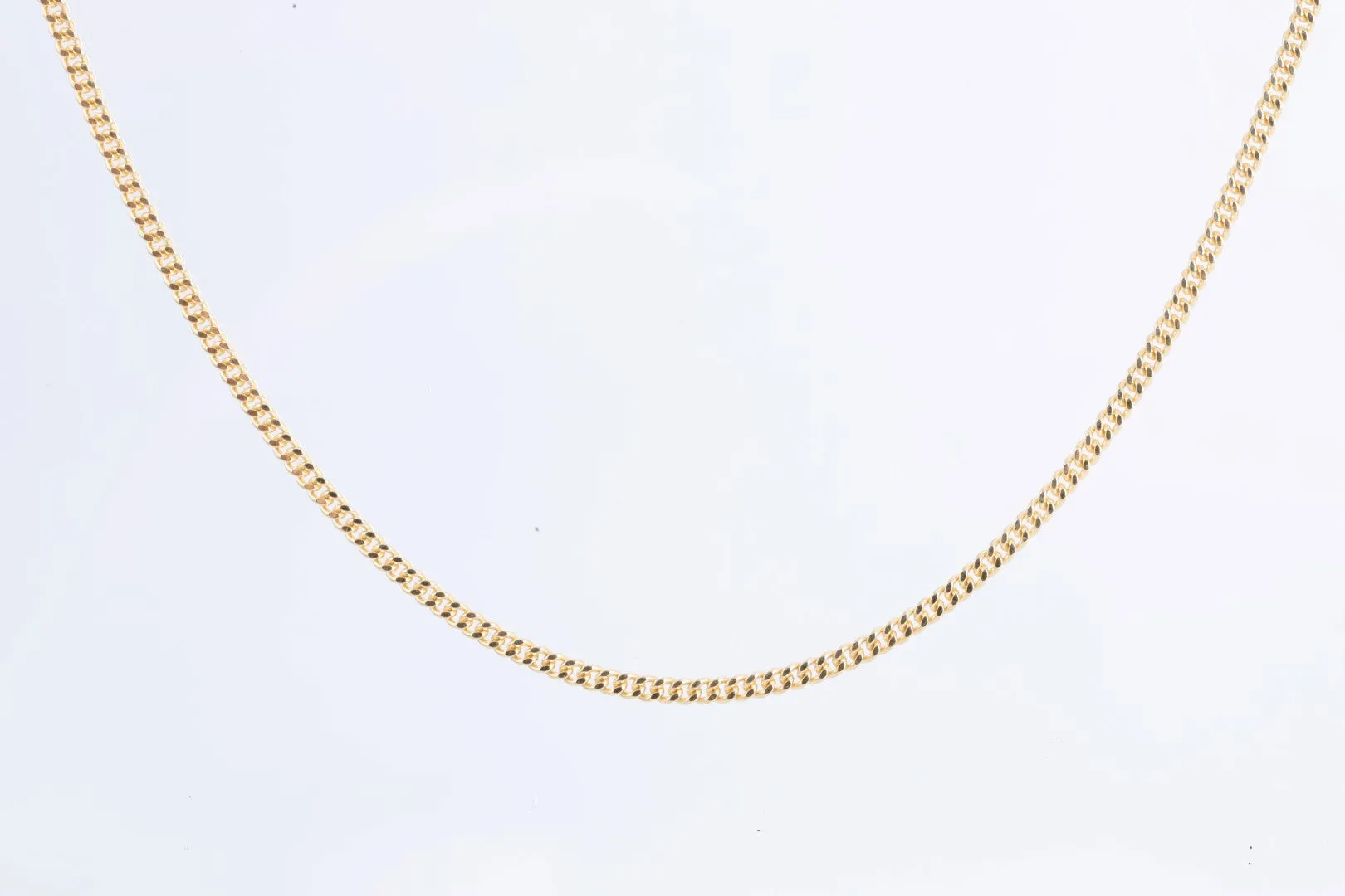 23.5" UNOAERRE 18k Yellow Gold Curb Chain (9.14g.)