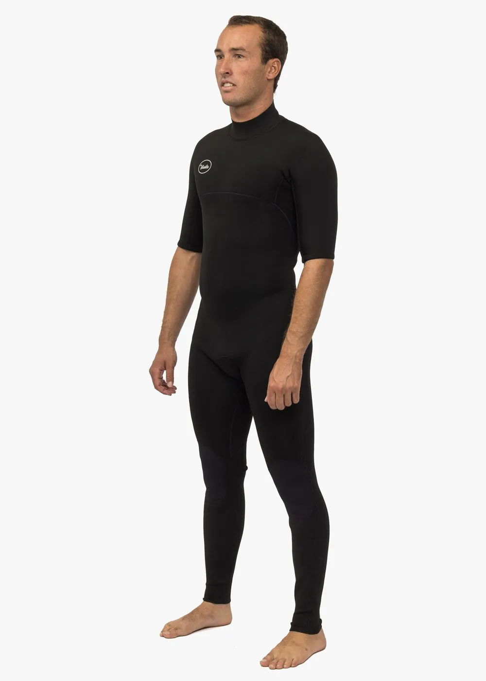 7 Seas 2-2 Short Sleeve Back Zip Wetsuit, BLK