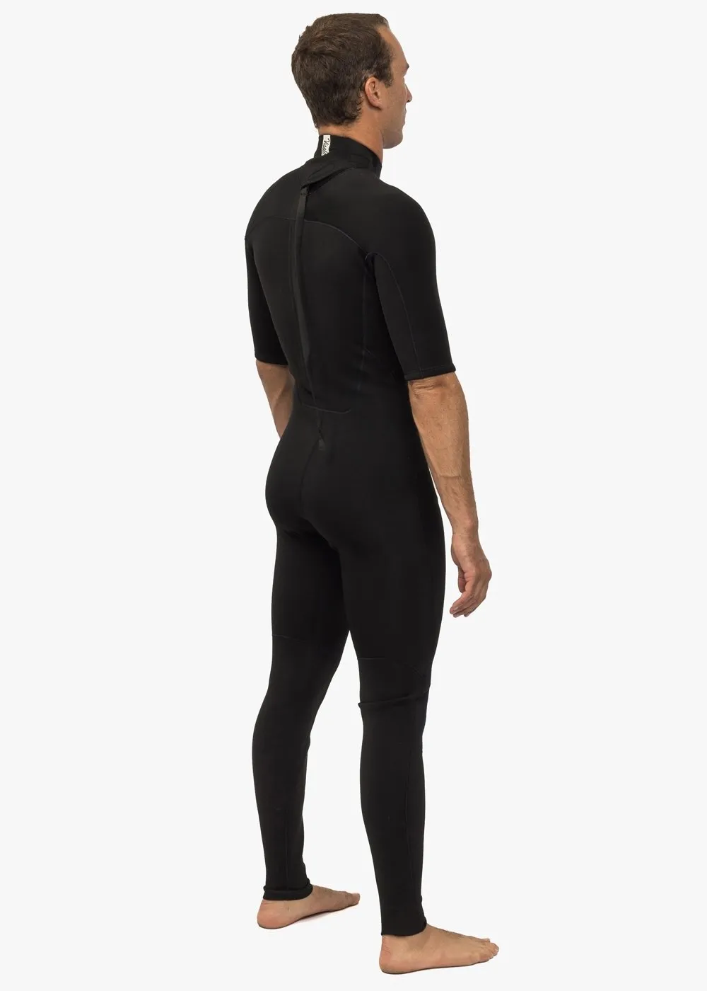 7 Seas 2-2 Short Sleeve Back Zip Wetsuit, BLK