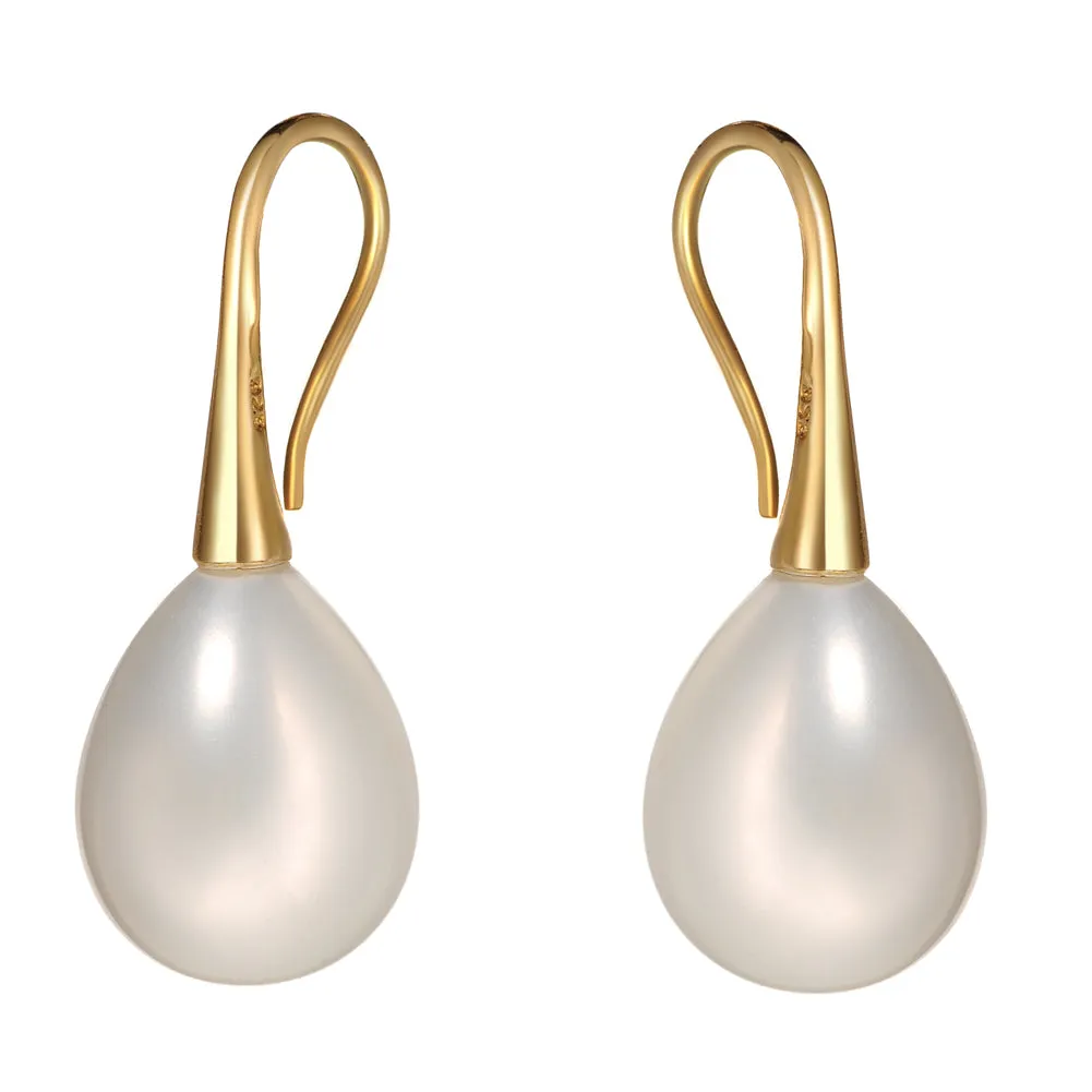 925 Silver Drop Pearl Earring