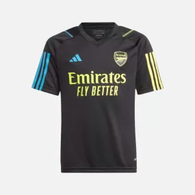 Adidas Arsenal Tiro 23 Kids Unisex Football Jersey (7-14 Year)  -Black