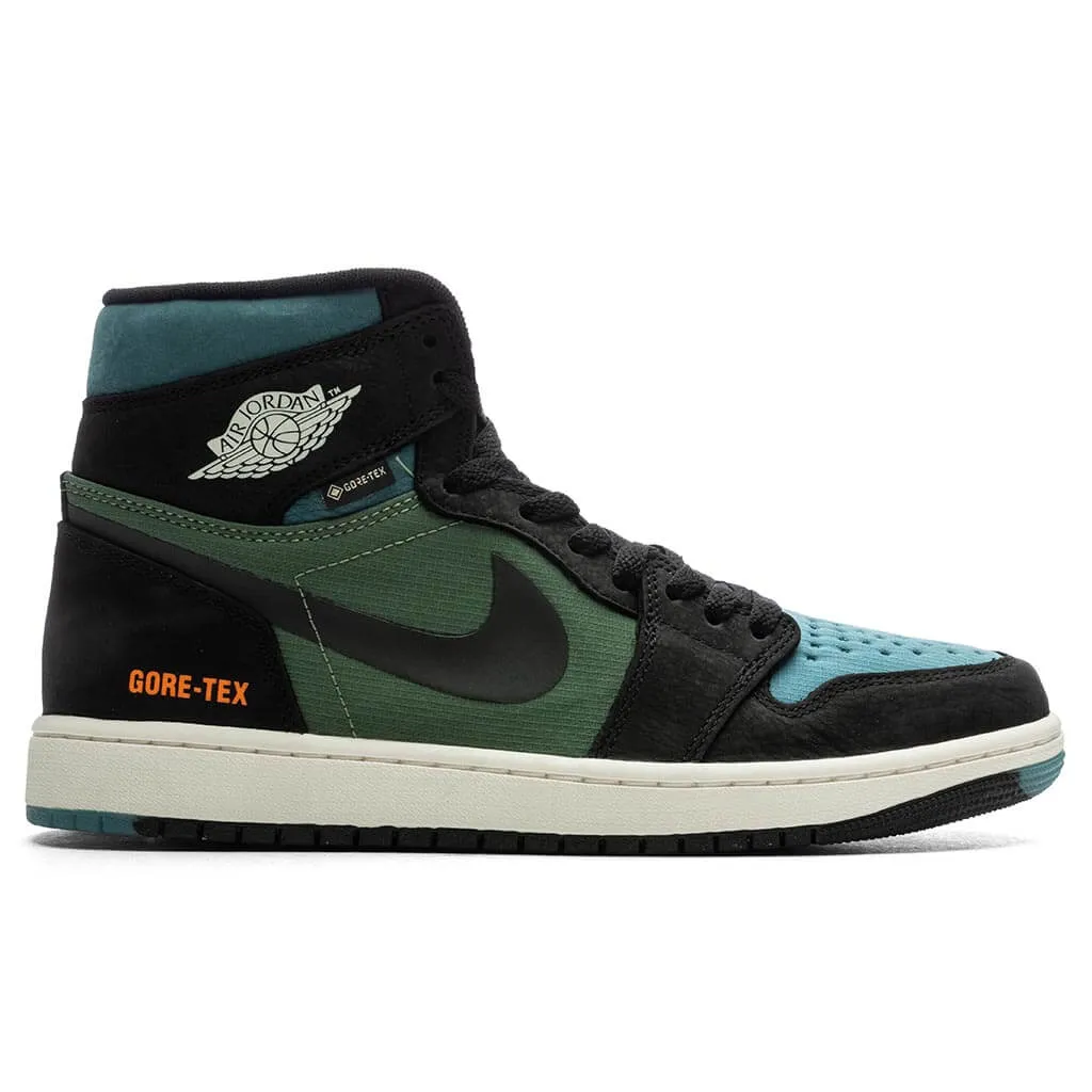 Air Jordan 1 Element 'Black Olive'- Black/Sky J Light Olive/Bright Mandarin