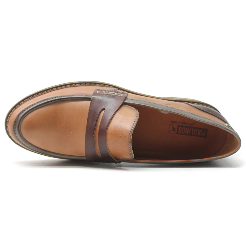 Aldaya Calfskin Leather Women's Slip-on Shoes