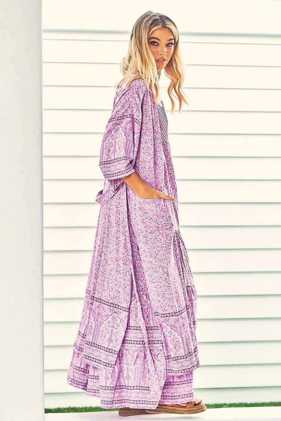 Ali Kimono - Pink/Purple