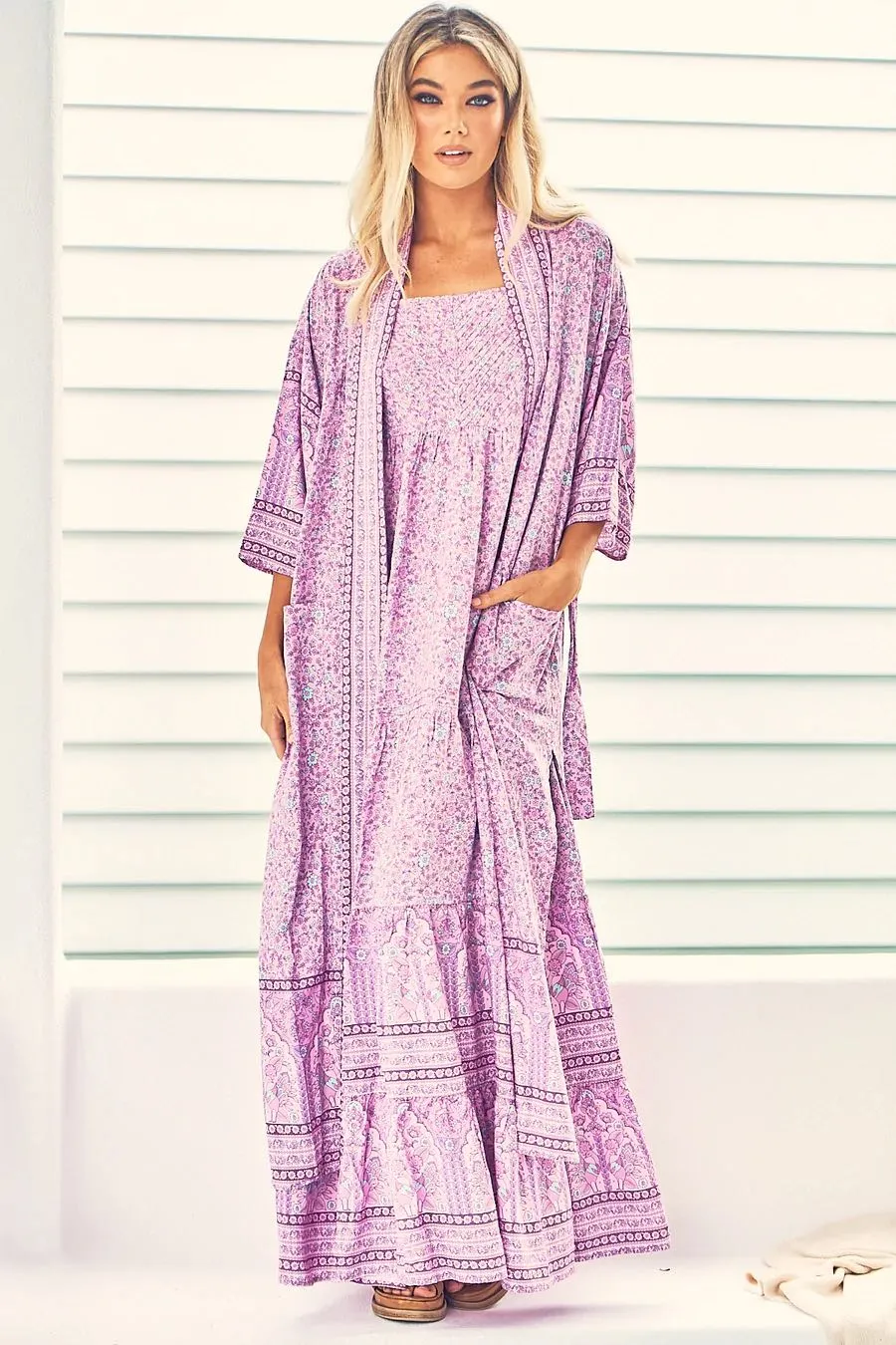 Ali Kimono - Pink/Purple