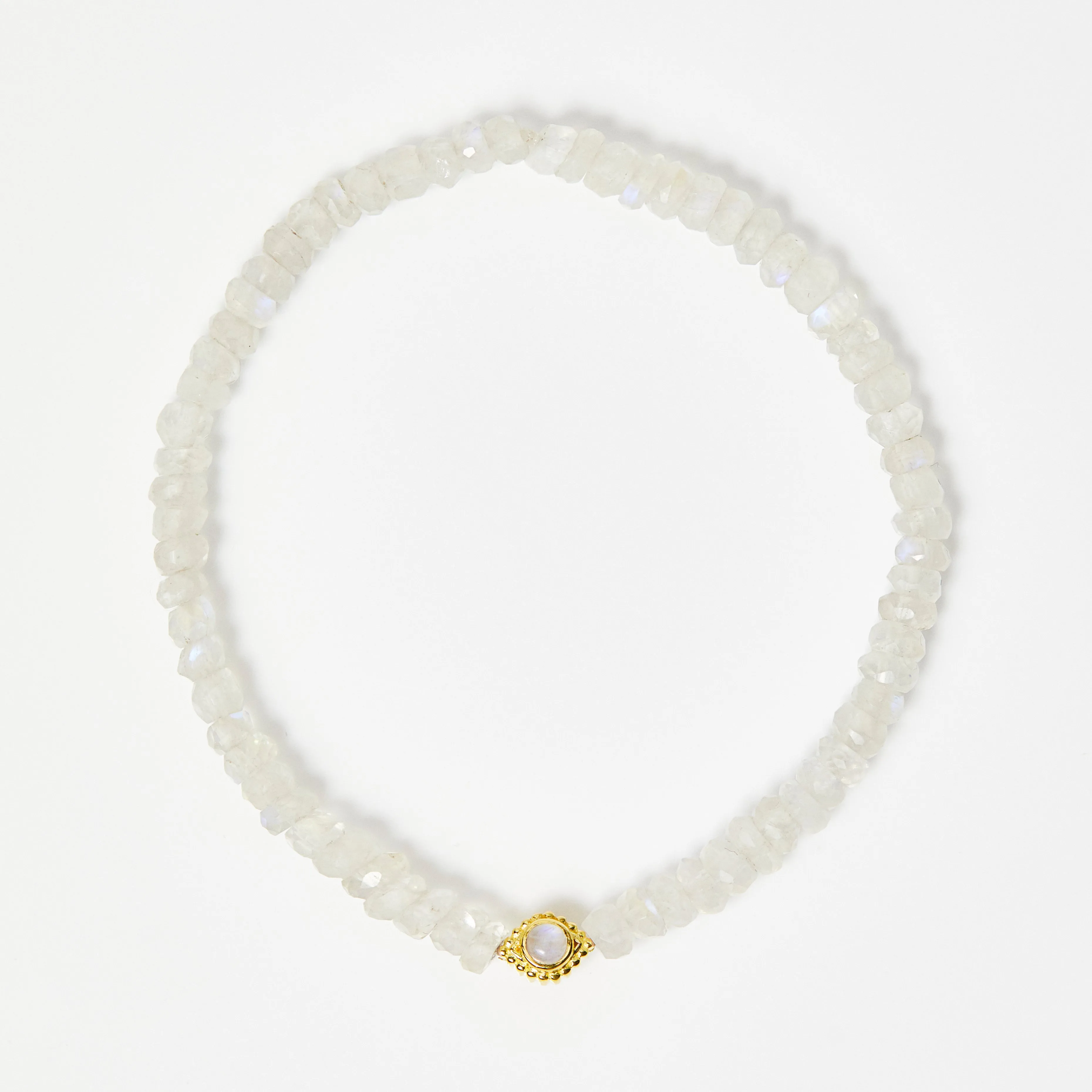 Anita Rani Shakti Moonstone Divine Energy Stretch Bracelet