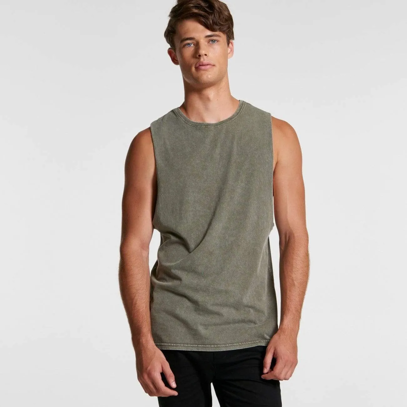 As Colour Men's stone wash barnard tank 5039