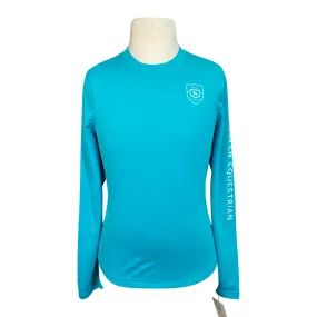 Asmar Equestrian Sustainable Sun Shirt in Turquoise - Children's 10/12