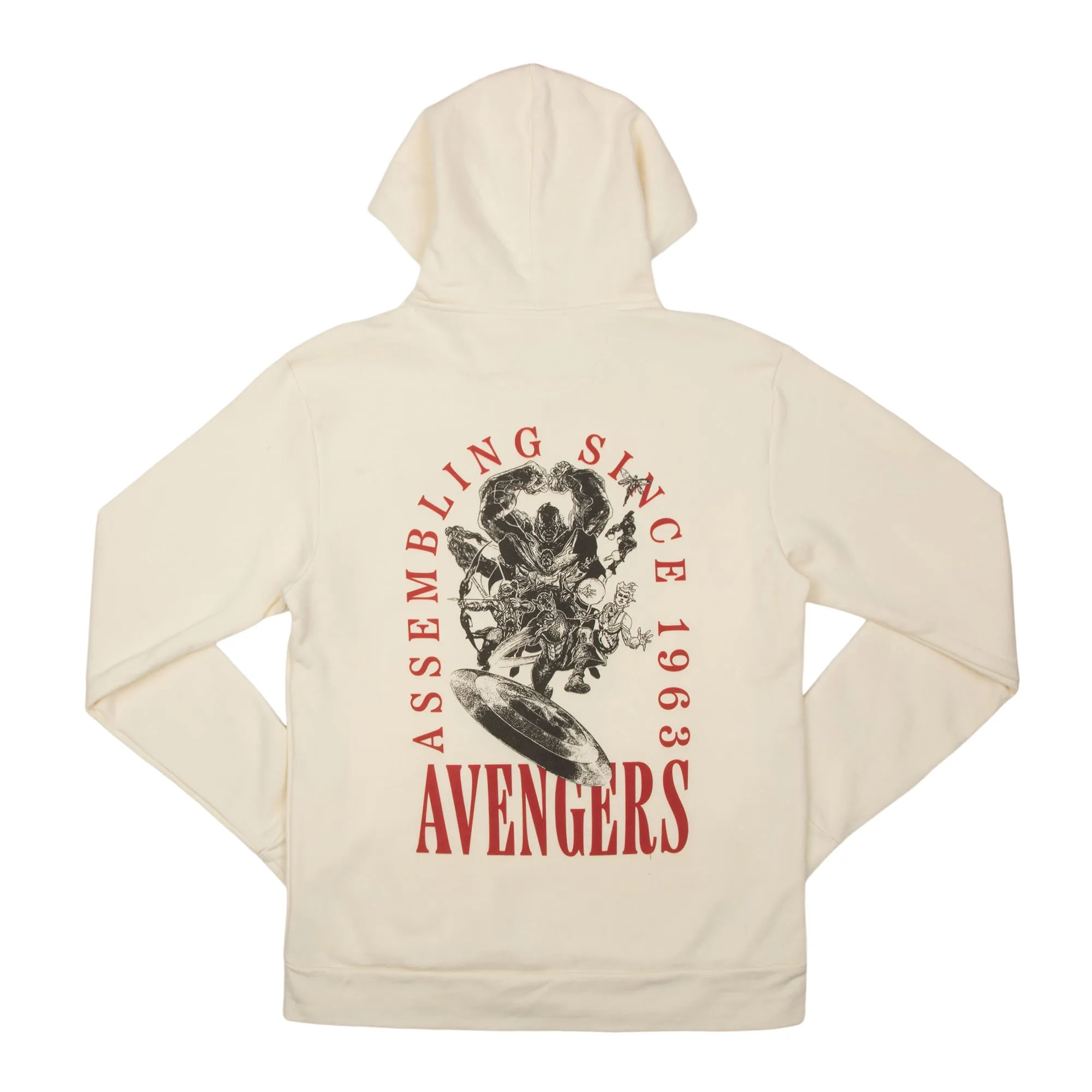 Avengers Assembling Since 1963 Natural Hoodie