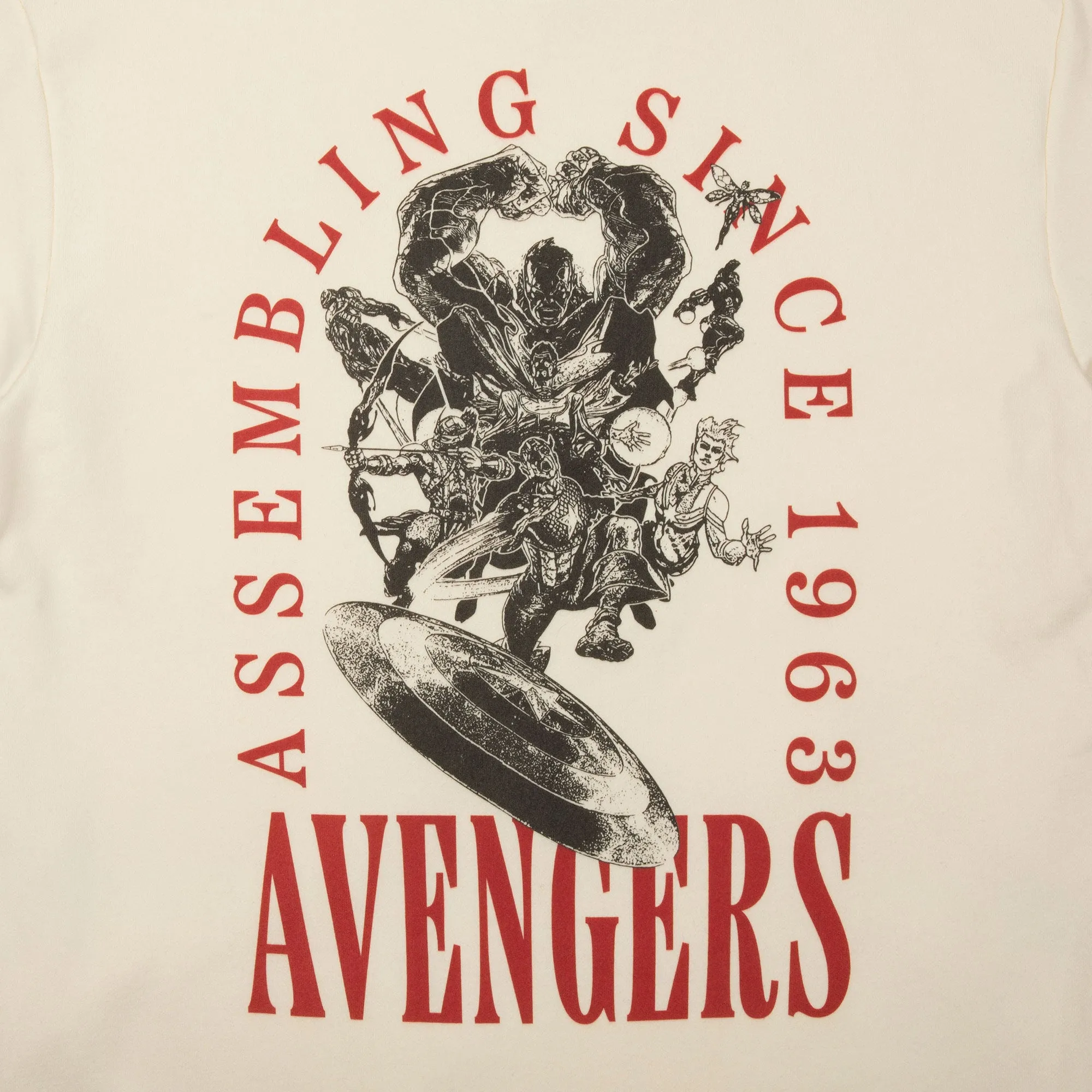 Avengers Assembling Since 1963 Natural Hoodie