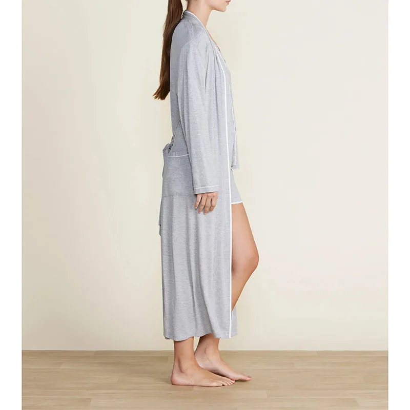 BAREFOOT DREAMS | Malibu Collection Soft Jersey Piped Robe