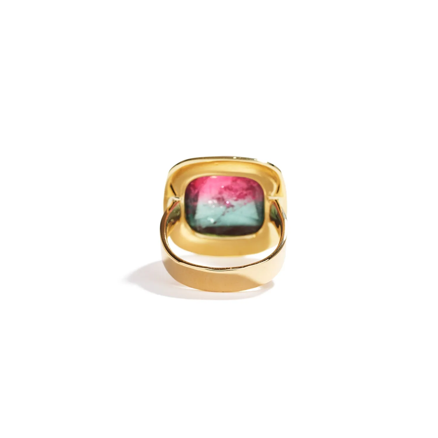 Bicolored Tourmaline Ring