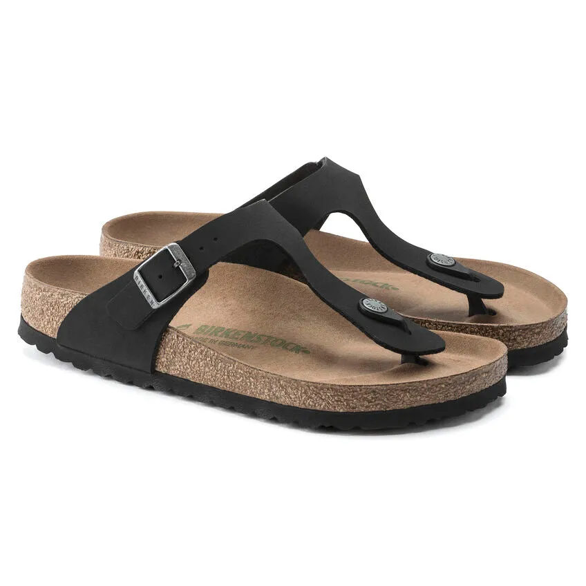 BIRKENSTOCK Gizeh Vegan (Birkibuc Black)