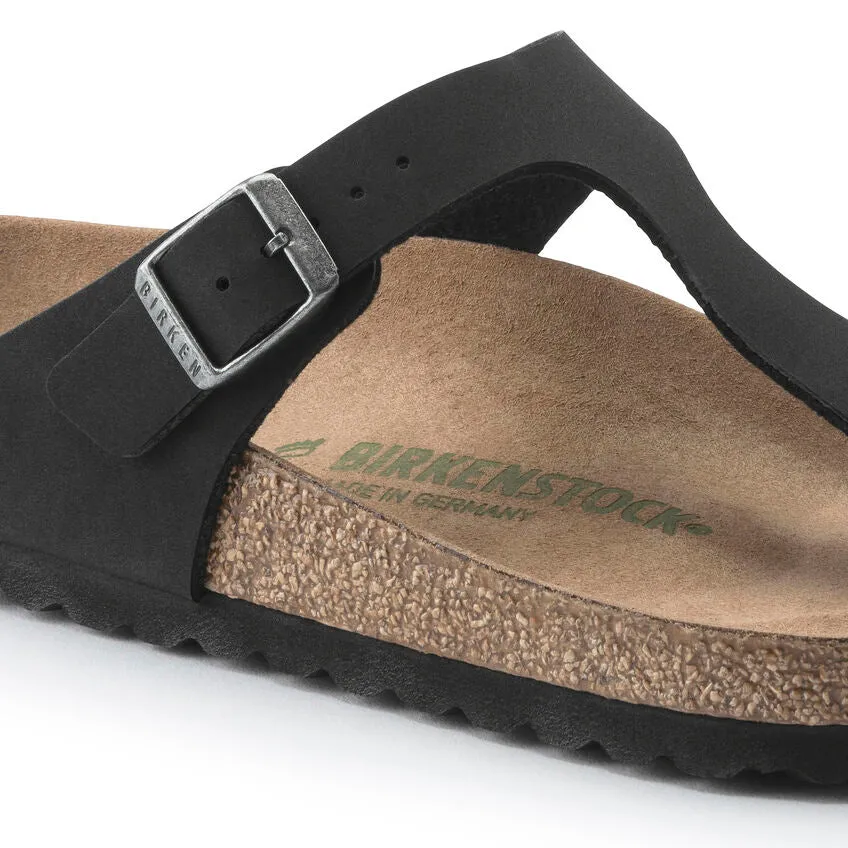 BIRKENSTOCK Gizeh Vegan (Birkibuc Black)