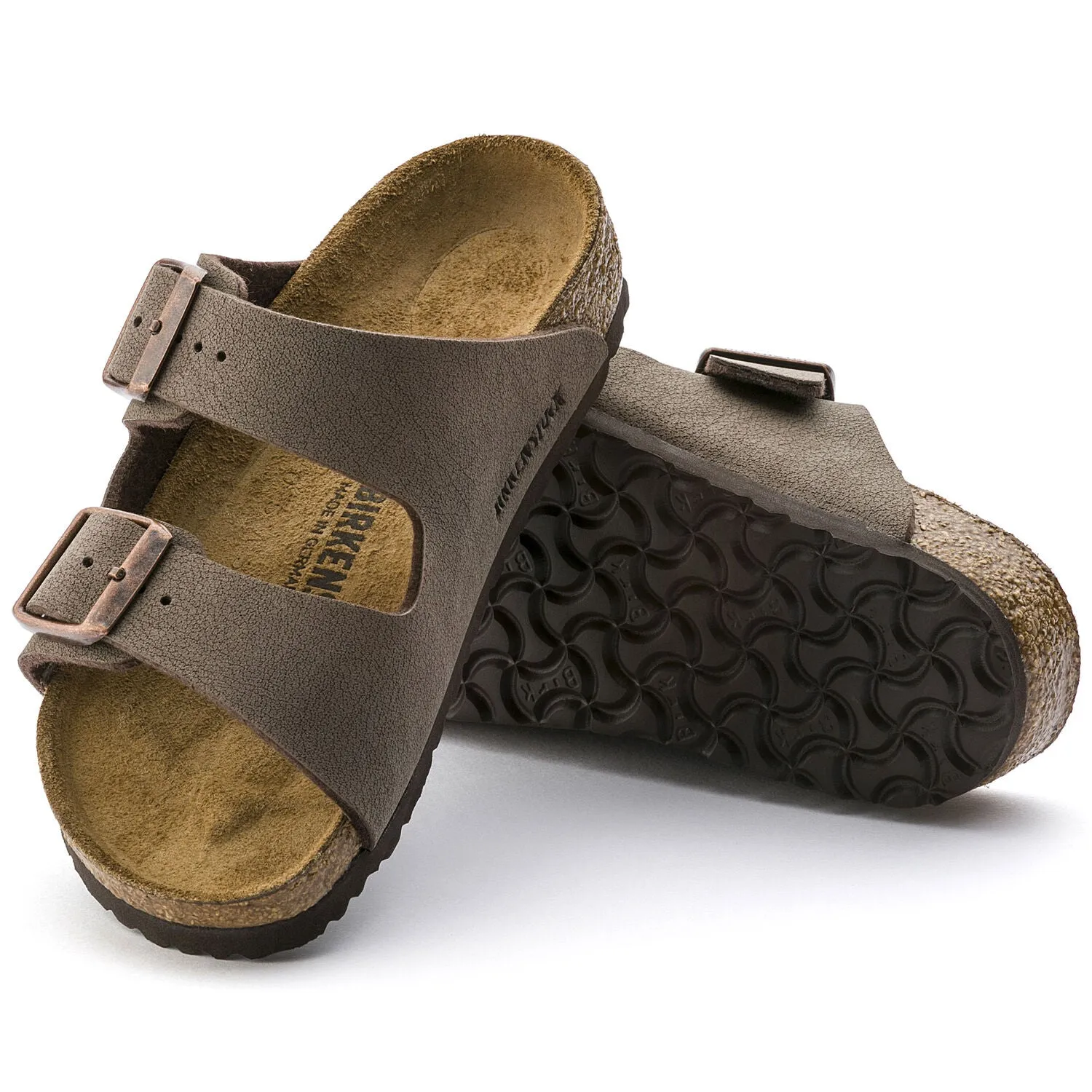 Birkenstock Kids Arizona BirkiBuc Mocca Sandals