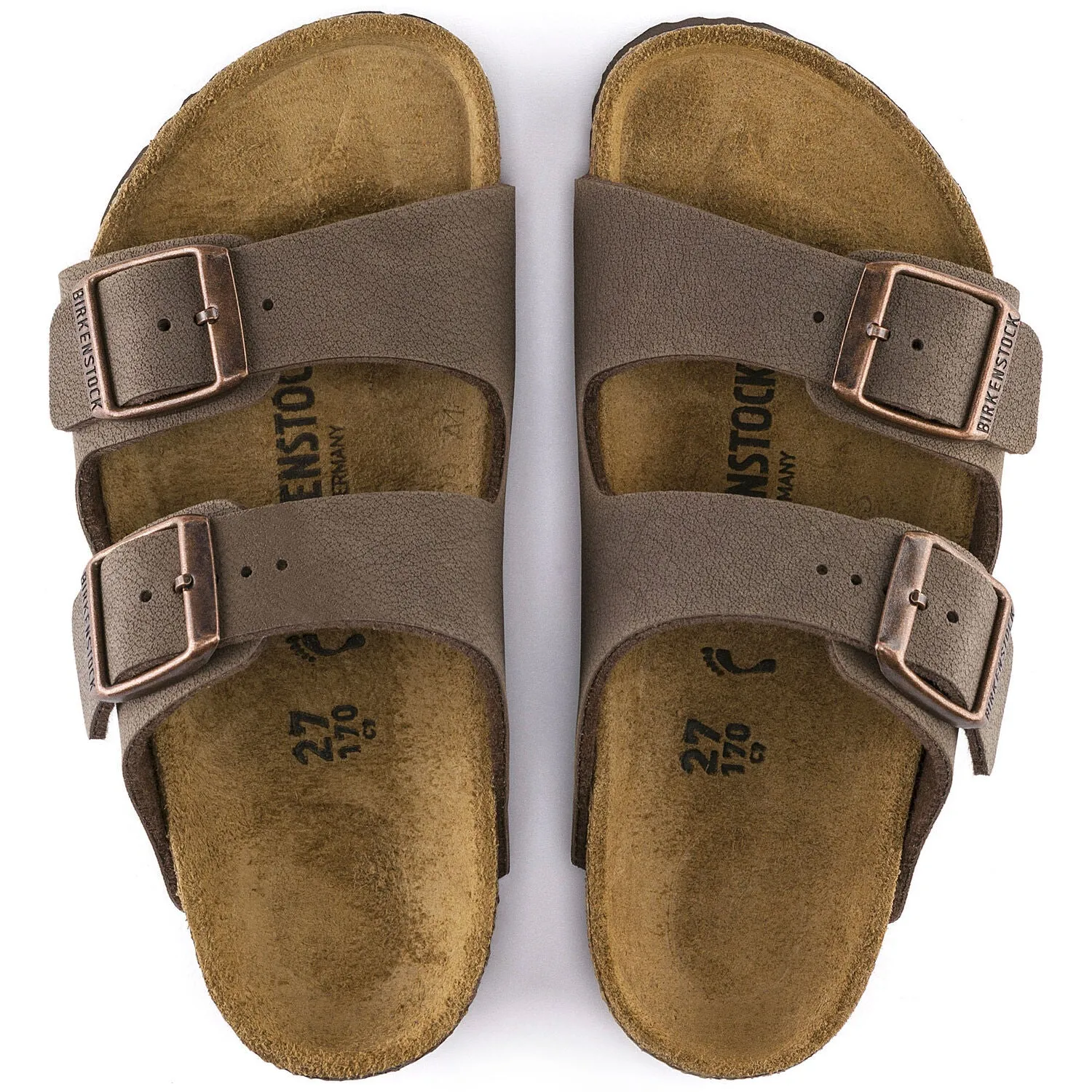 Birkenstock Kids Arizona BirkiBuc Mocca Sandals