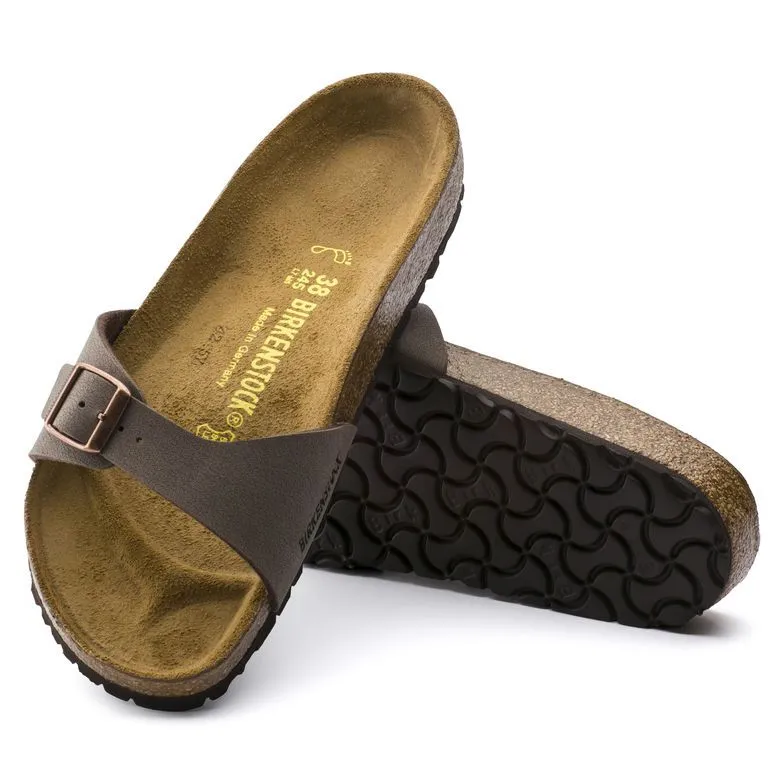 Birkenstock Madrid BirkiBuc Mocca Sandals