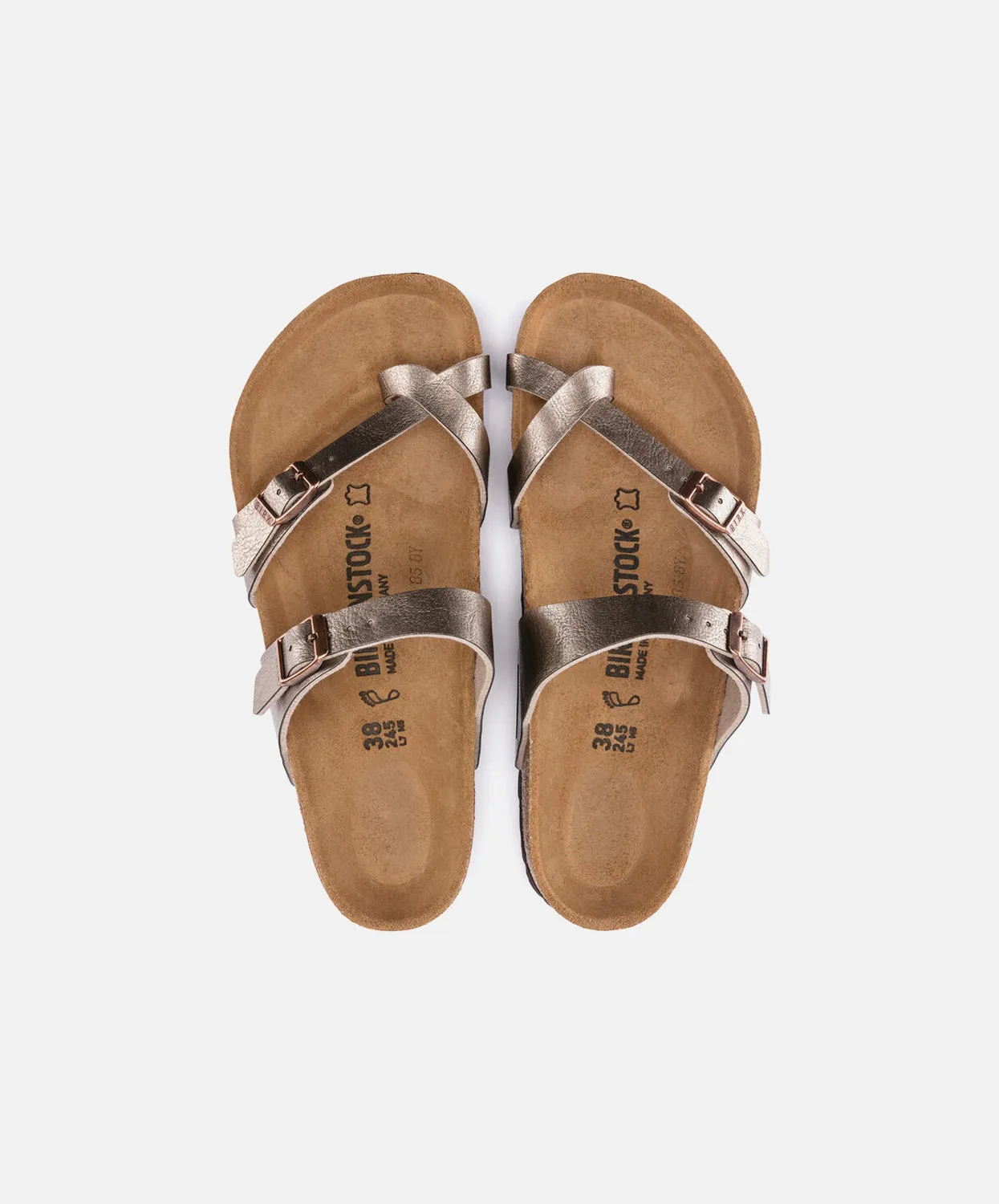 Birkenstock Mayari Birko-Flor Graceful Taupe Sandals