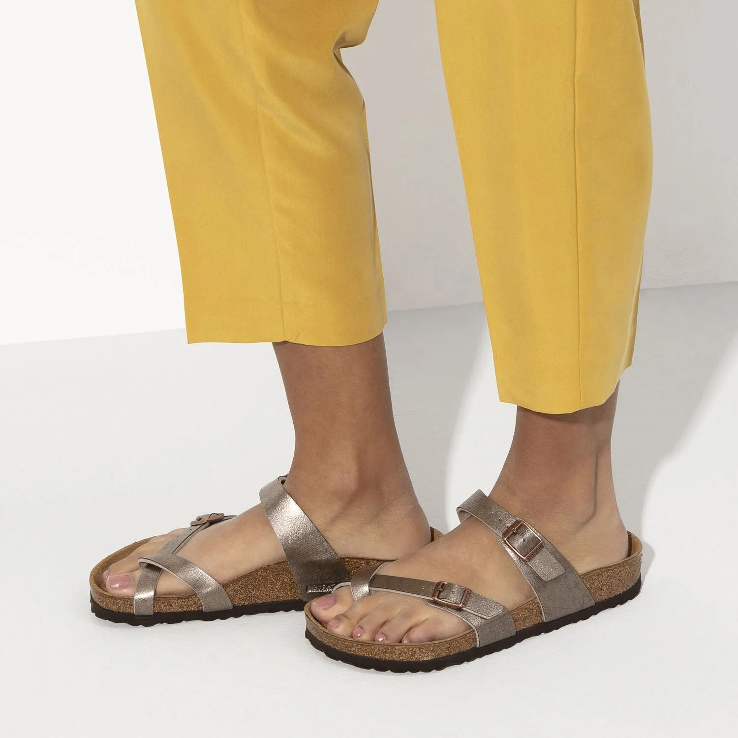 Birkenstock Mayari Birko-Flor Graceful Taupe Sandals