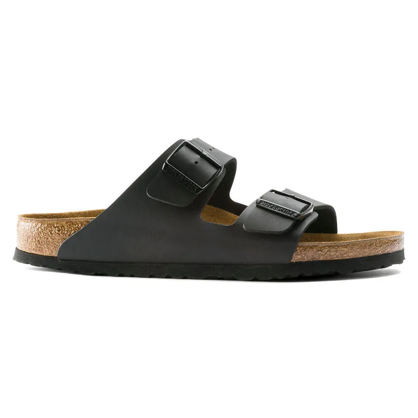 Birkenstock UNISEX Arizona Birko-Flor (Black - Wide Fit)