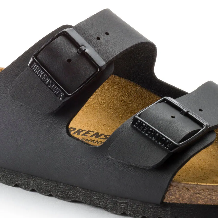 Birkenstock UNISEX Arizona Birko-Flor (Black - Wide Fit)