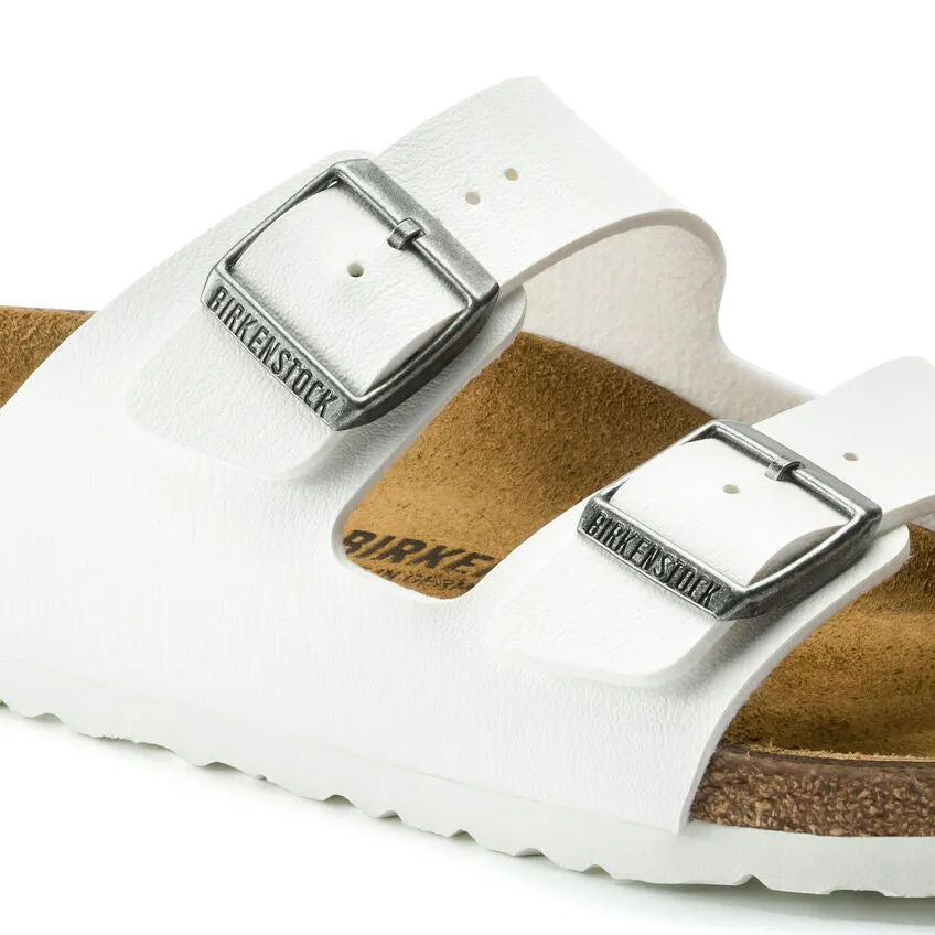 Birkenstock UNISEX Arizona Birko-Flor (White - Regular fit)