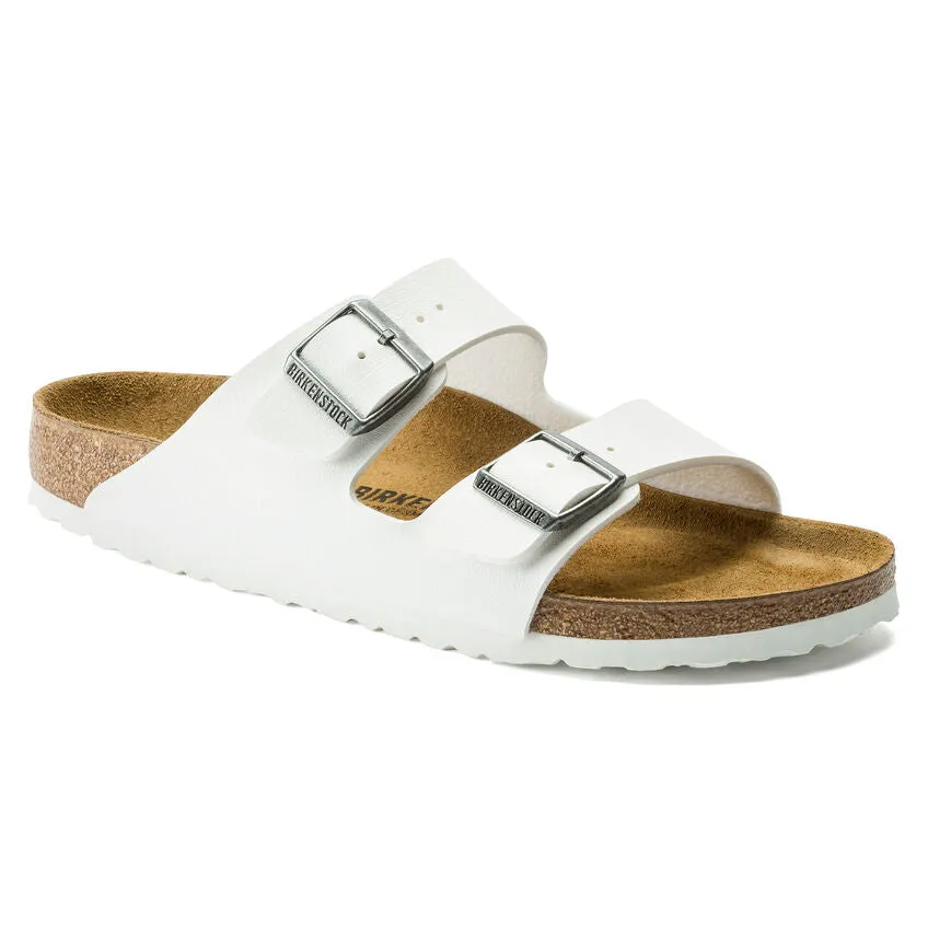 Birkenstock UNISEX Arizona Birko-Flor (White - Regular fit)