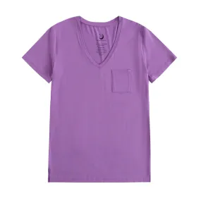 Block Party (Purple) Solid Women's Short Sleeve T-Shirt