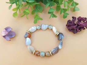 Botswana Agate Gemstone Bracelet