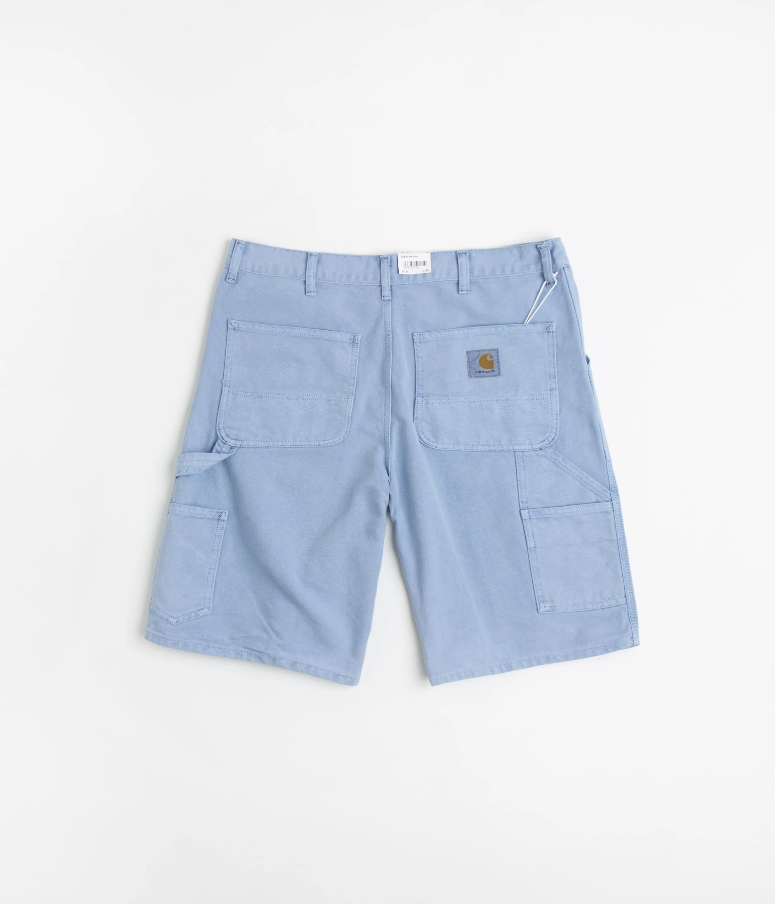 Carhartt Single Knee Shorts - Faded Piscine