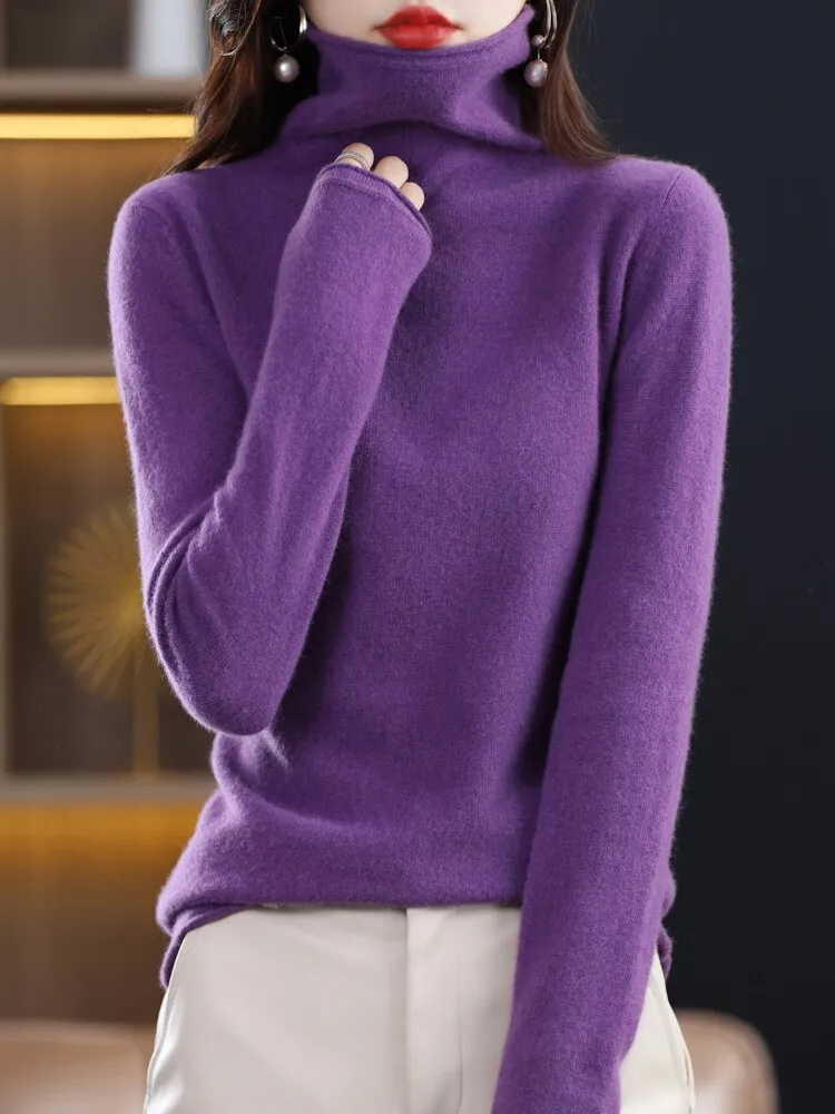 Cashmere Wool Knitted Sweater