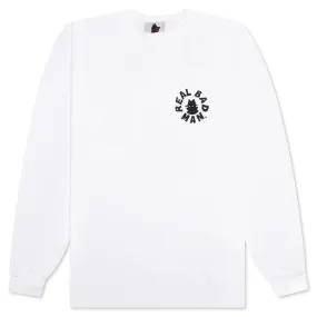 Circle L/S Tee - White