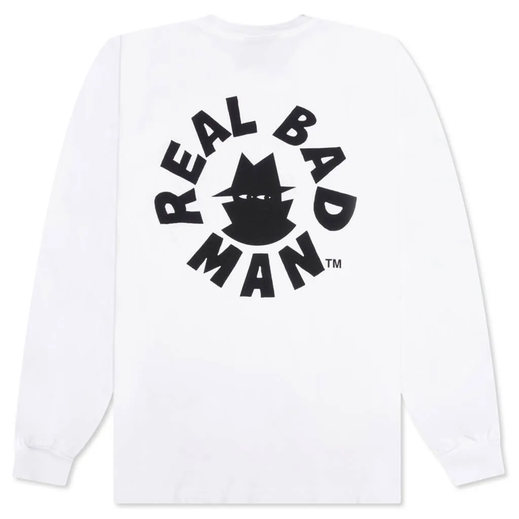 Circle L/S Tee - White