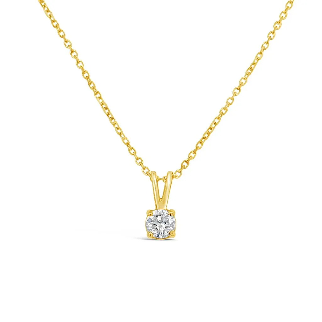 Clara by Martin Binder Diamond Solitaire Necklace (0.20 ct. tw.)