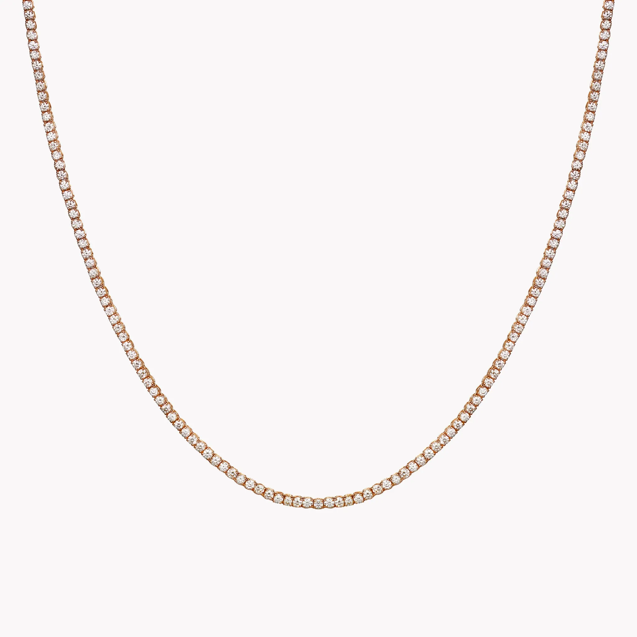 Classic Diamond Tennis Necklace