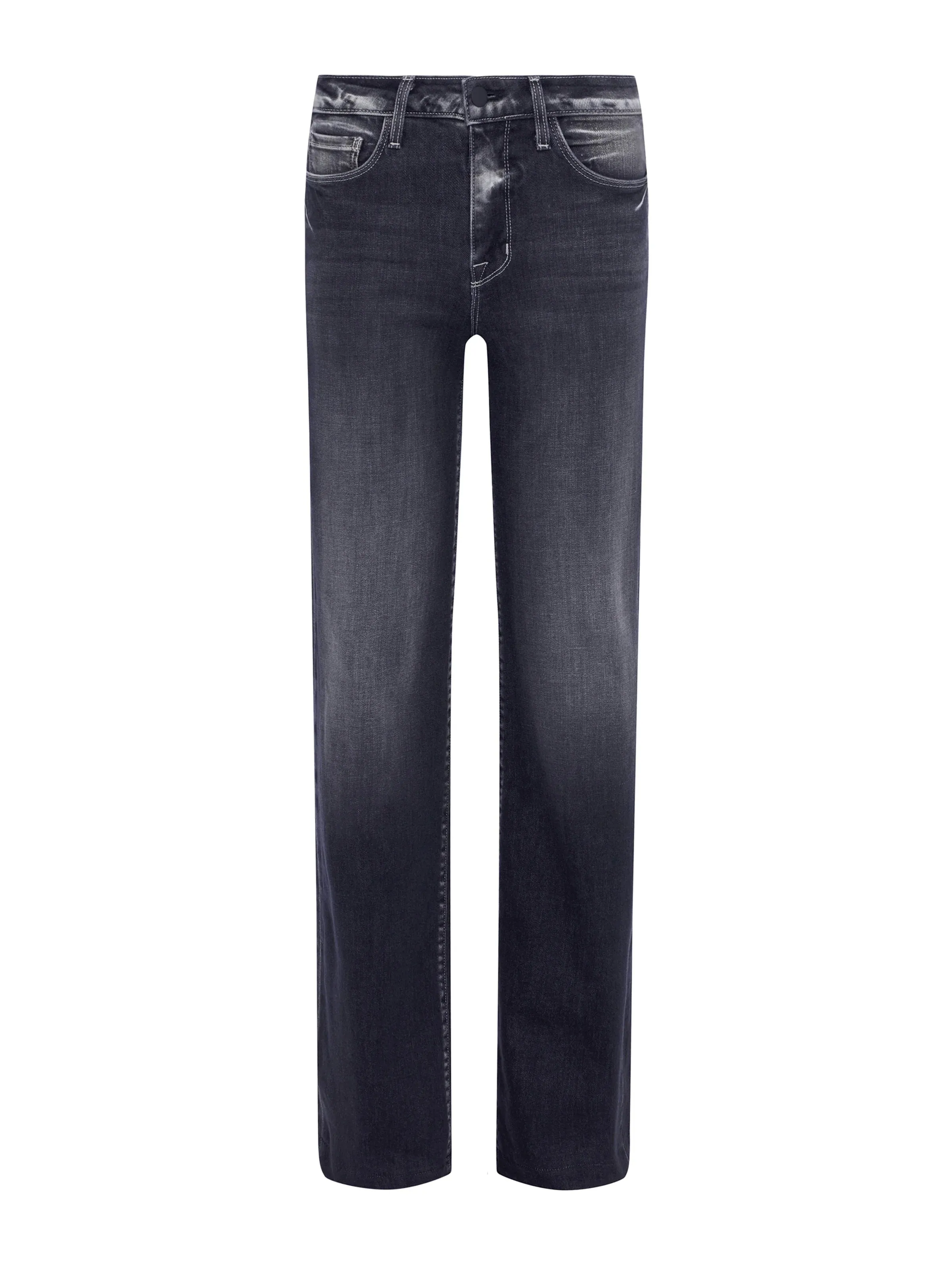 CLAYTON HIGH RISE WIDE LEG JEAN (VOLTA) - L'AGENCE