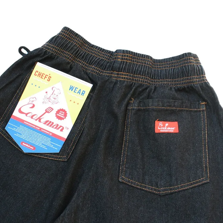 Cookman Chef Short Pants - Denim : Black