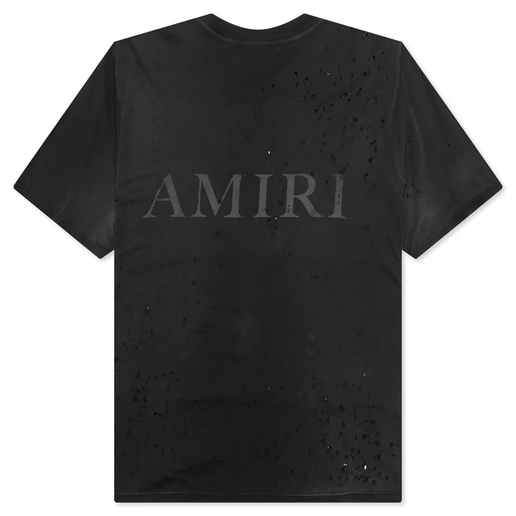 Core Logo Shotgun Tee - Faded Black