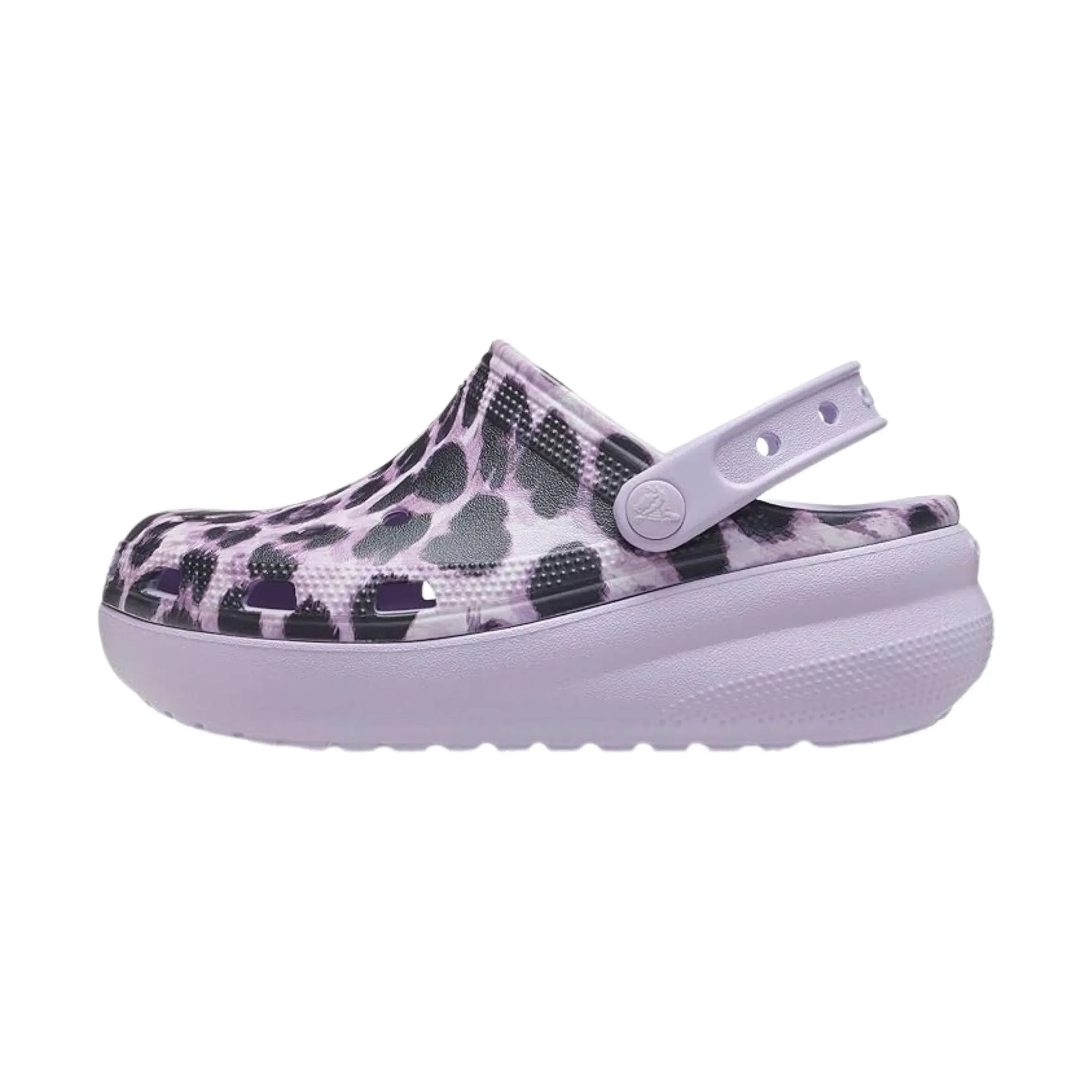 Crocs Kids' Classic Clog - Cutie Crush Animal Leopard Purple