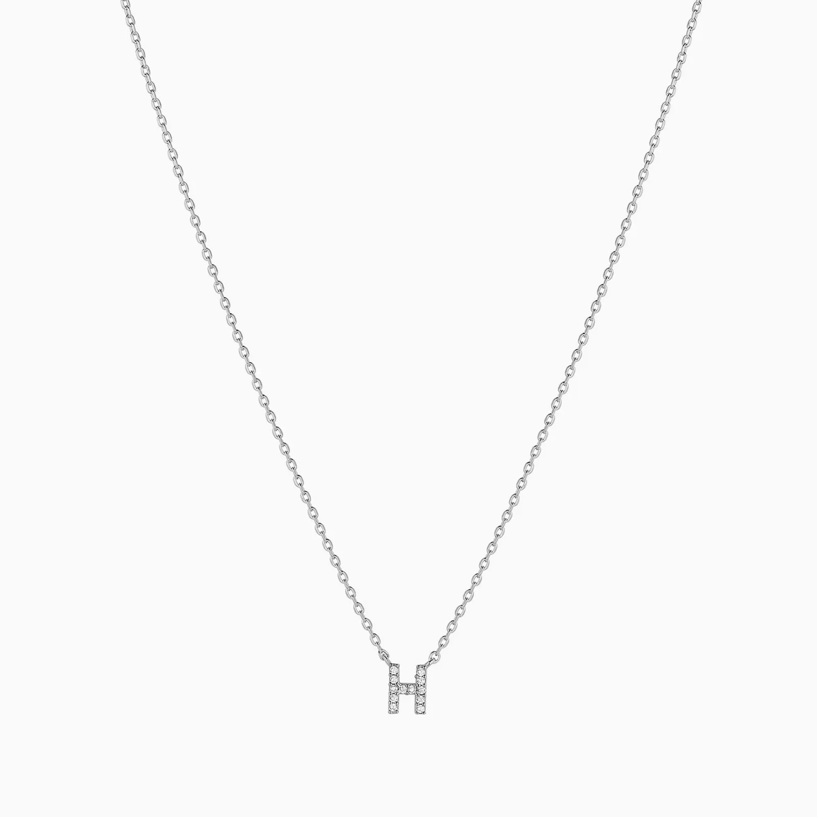 Crystal Initial Necklace