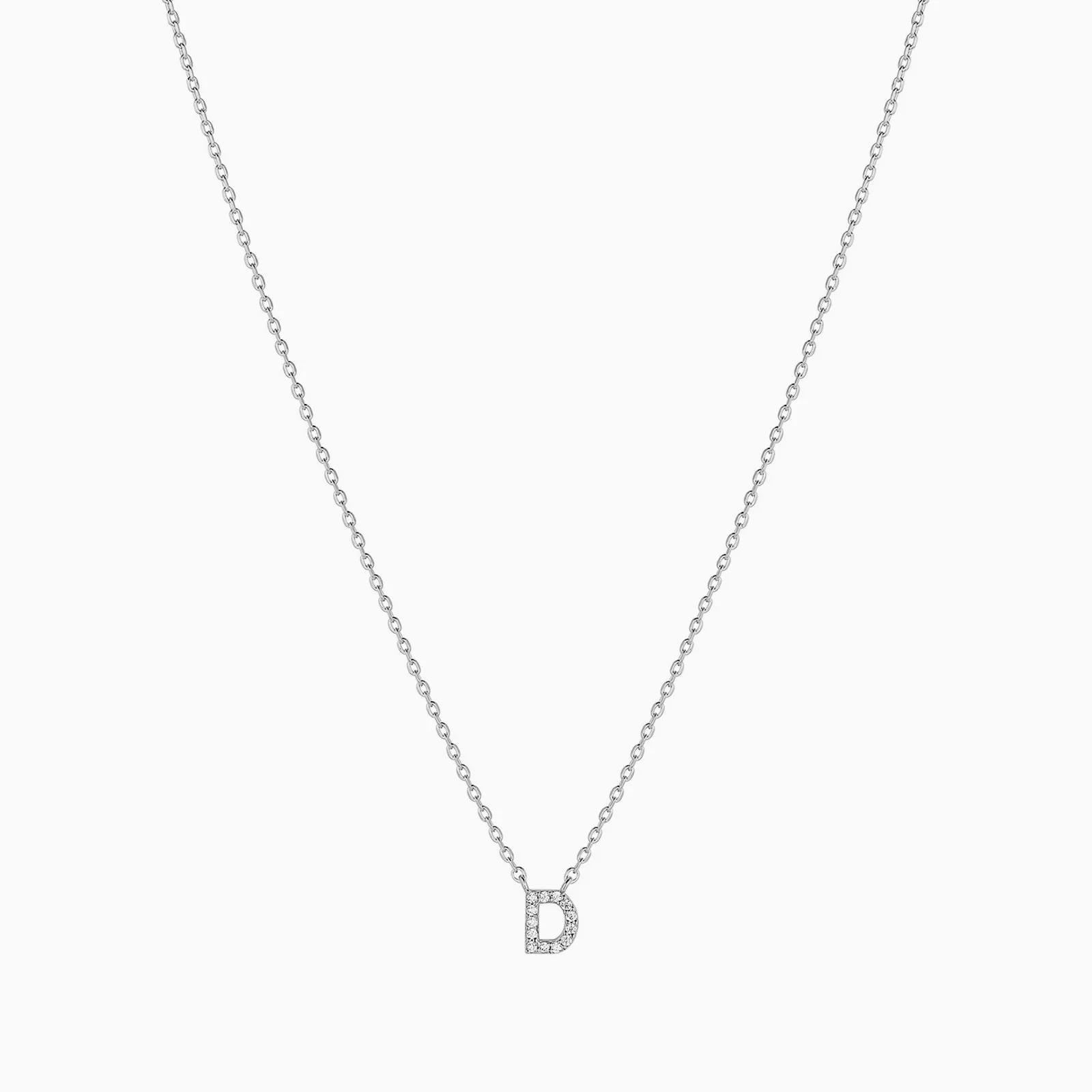 Crystal Initial Necklace