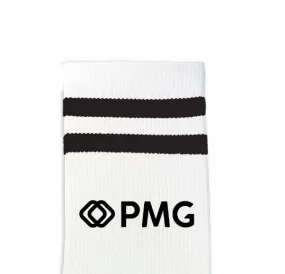 Custom Design Striped Crew Socks - Medium