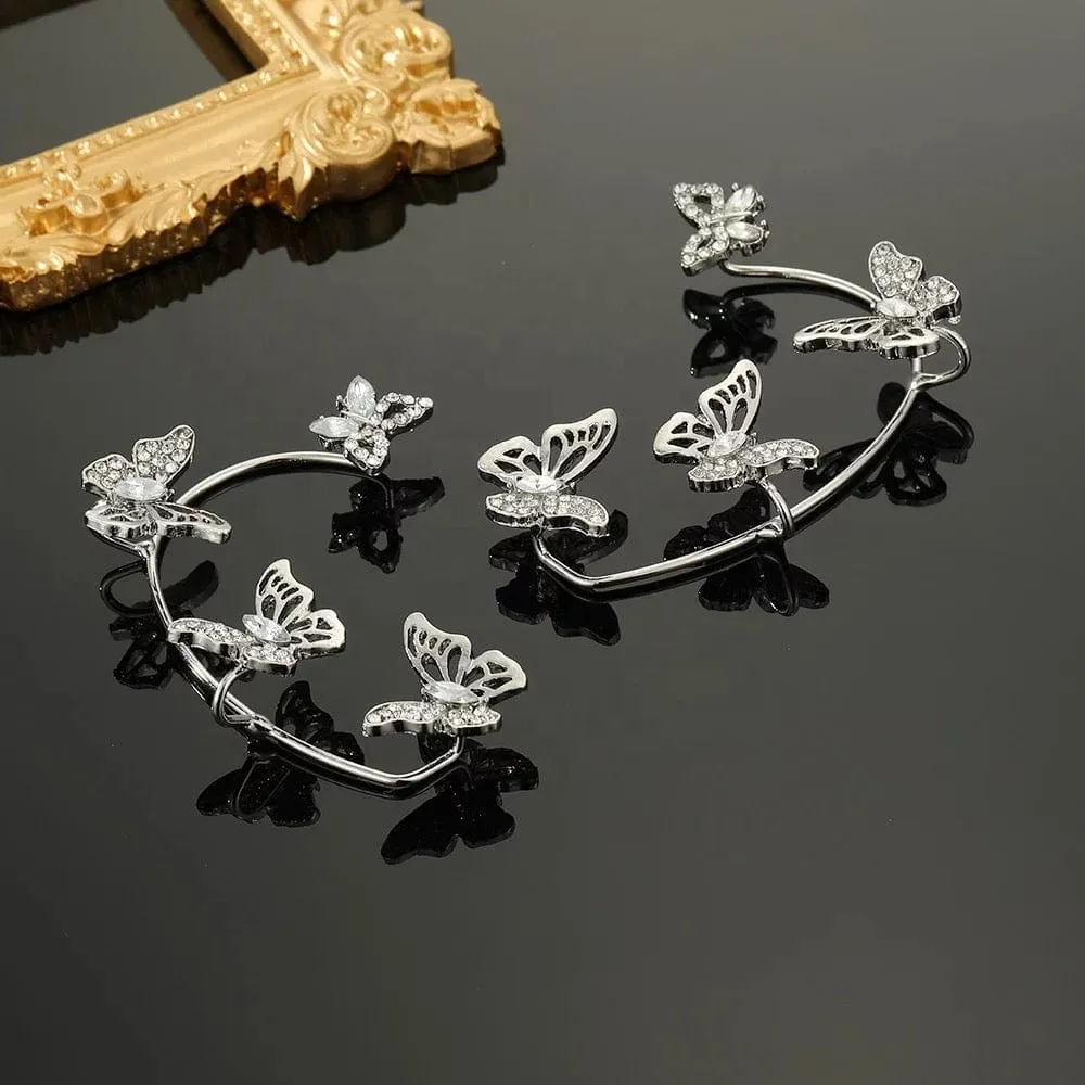 CZ Butterfly Ear Cuff