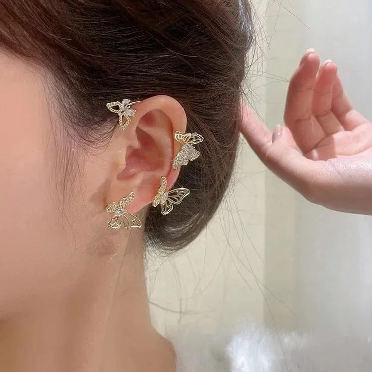 CZ Butterfly Ear Cuff